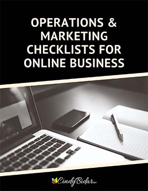 Operations And Marketing Checklists For Online Business
