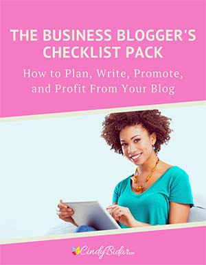 The Business Blogger's Checklist Pack